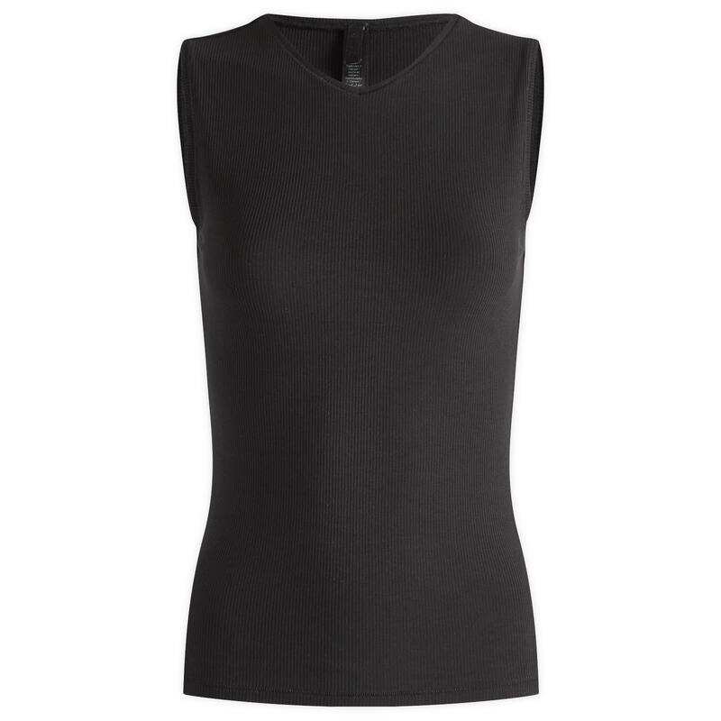 スキムズ レディース トップス タンクトップ Vネック SKIMSoft Lounge V-Neck Tank Onyx
