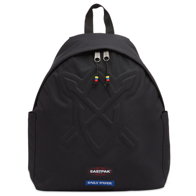 EAST PAK リュック 90's/USA製/EASTPAK/ボトムレザー/リュックサック/紺系