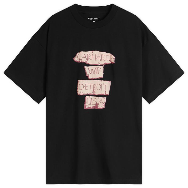 カーハート メンズ トップス Tシャツ Carhartt WIP Masterpiece T-Shirt Black ブラック