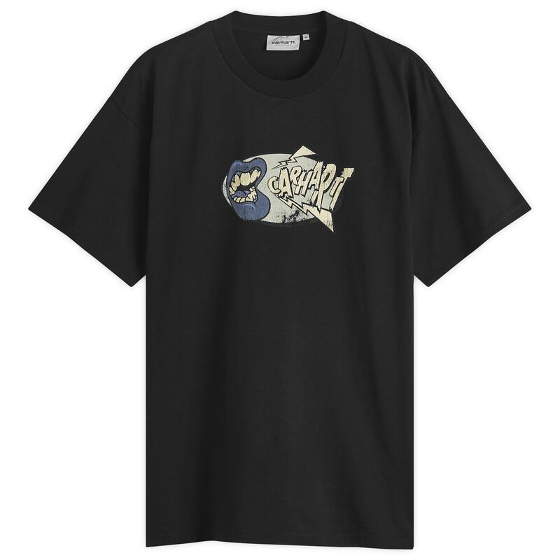 カーハート メンズ トップス Tシャツ Carhartt WIP Louder T-Shirt Black ブラック