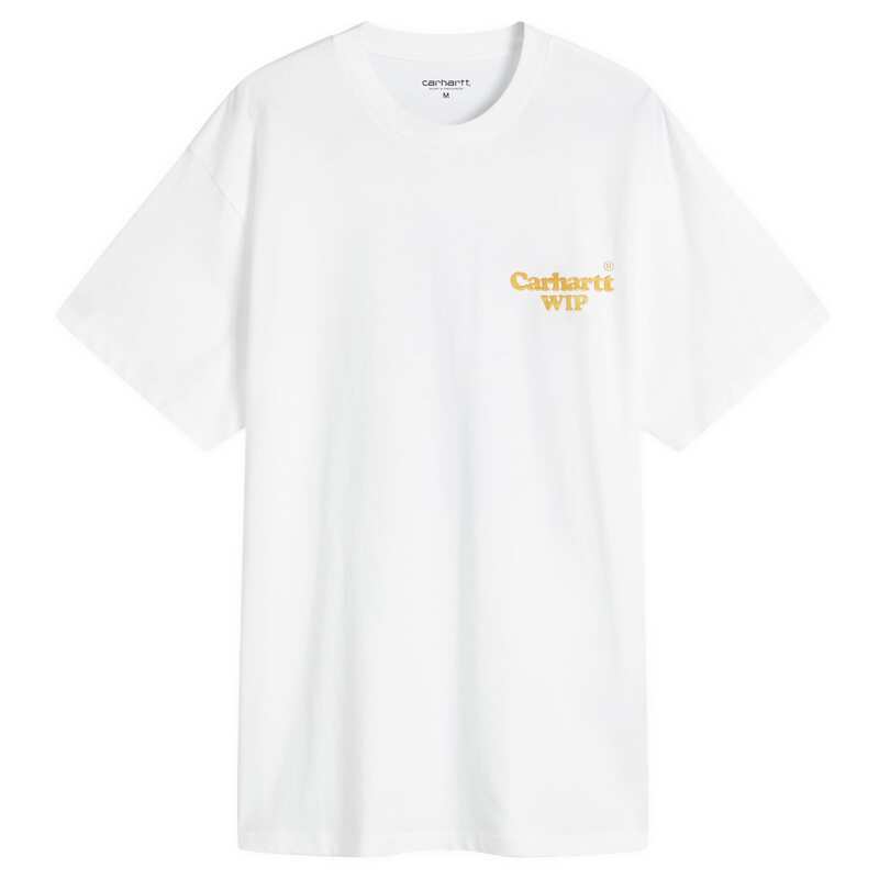 カーハート メンズ トップス Tシャツ Carhartt WIP Hartt Chain T-Shirt White ホワイト