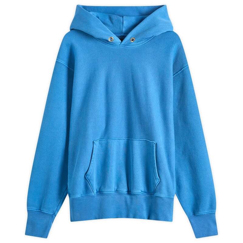 レス ティエン メンズ アウター パーカー・スウェット Les Tiens Heavyweight Hoodie Washed Electric Blue ブルー
