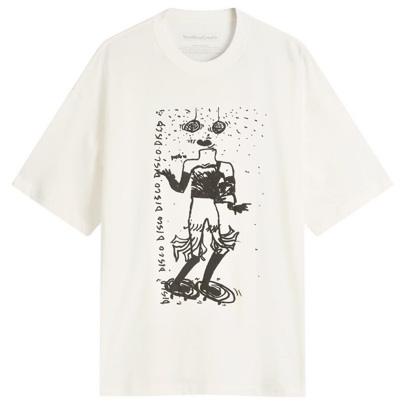 ワイエムシー メンズ トップス Tシャツ YMC x Bat Girls & Acid Boys Disco T-Shirt White ホワイト