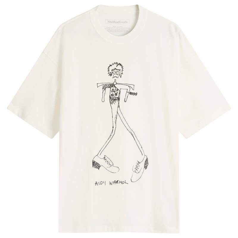 ワイエムシー メンズ トップス Tシャツ YMC x Bat Girls & Acid Boys Andy Warhol T-Shirt White ホワイト
