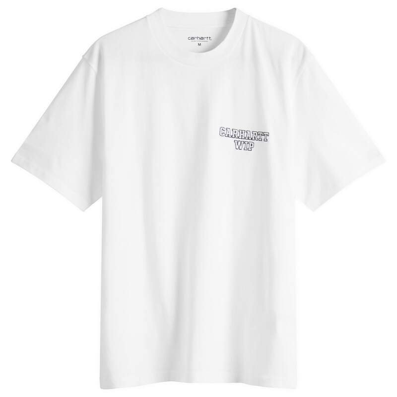 カーハート メンズ トップス Tシャツ Carhartt WIP Alumni T-Shirt White ホワイト