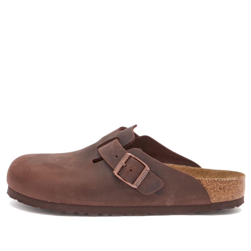 ビルケンシュトック メンズ シューズ サンダル Birkenstock Boston SFB Habana Oiled Leather 靴-スリッポン