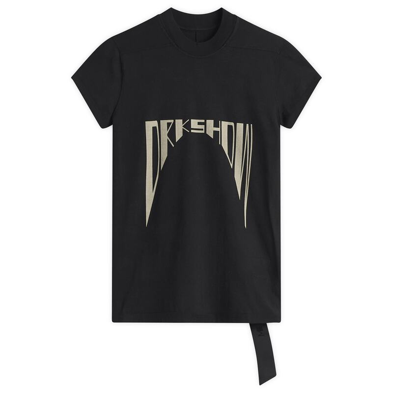 リックオウエンス レディース トップス Tシャツ ロゴ Rick Owens DRKSHDW Smallevelogo T-Shirt Black & Pearl パール