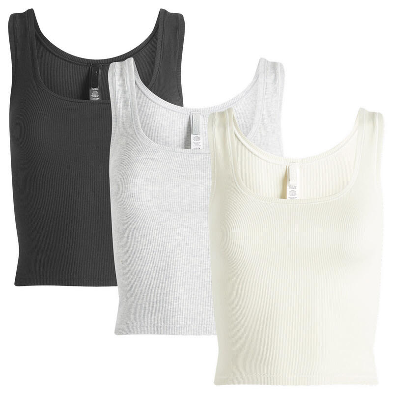 スキムズ レディース トップス タンクトップ コットン SKIMS Cotton Ribundle Tank Bone Multi マルチカラー 13,121円