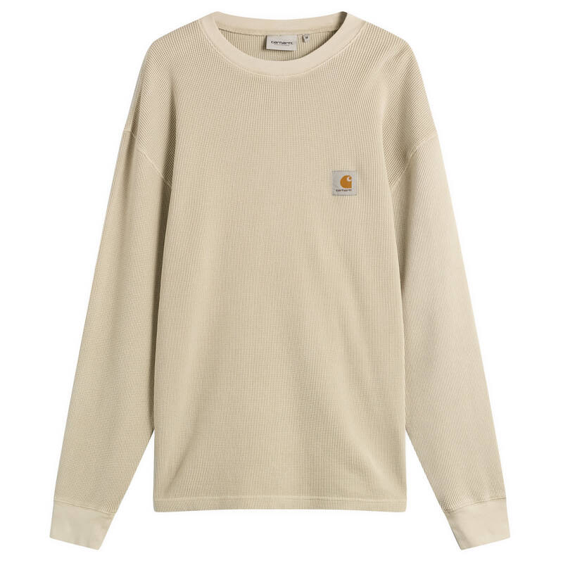 カーハート メンズ トップス Tシャツ Carhartt WIP Long Sleeve Vista Waffle T-Shirt Fleur De Sel