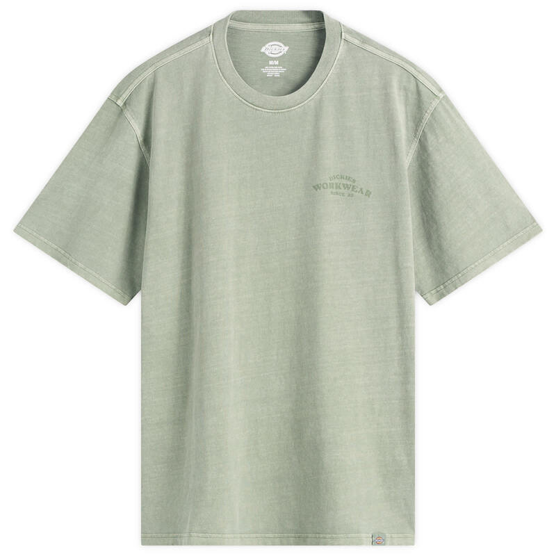 ディッキーズ メンズ トップス Tシャツ Dickies Christiana Garment Dyed T-Shirt Sea Spray