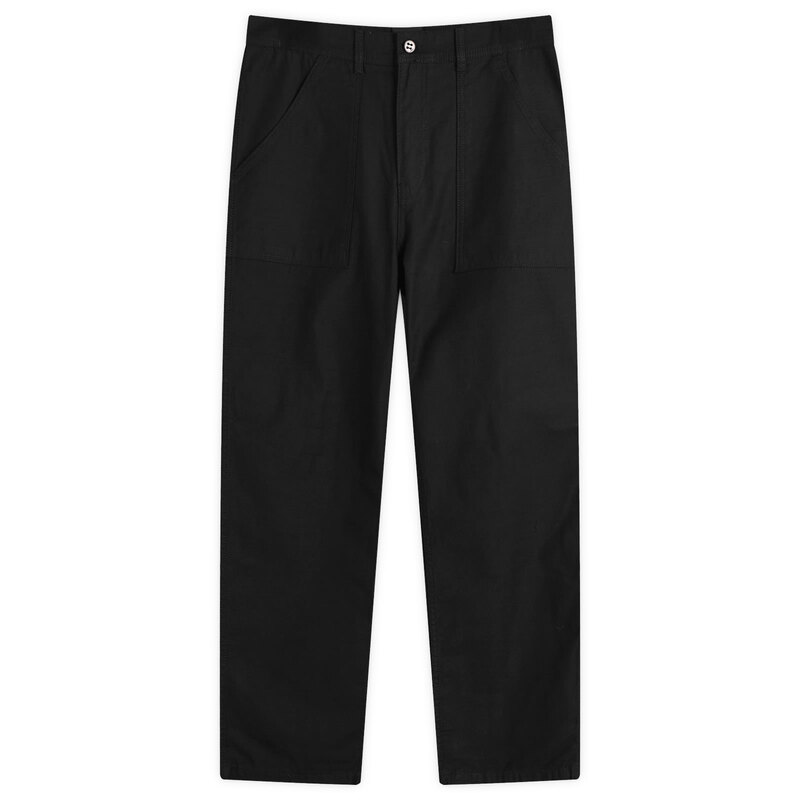 スタンレイ メンズ ボトムス カジュアルパンツ Stan Ray Fat Pant Black Sateen ブラック