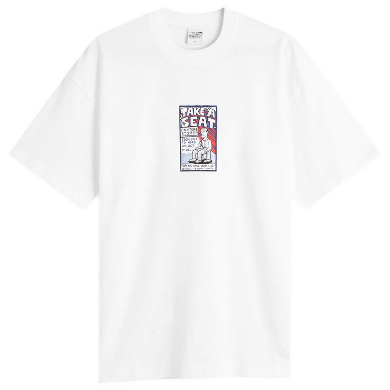ポーラー スケート カンパニー レディース トップス Tシャツ Polar Skate Co. Take A Seat-Shirt White ホワイト