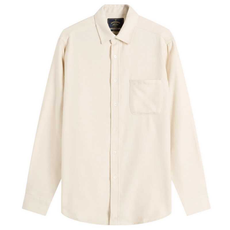 ポーチュギースフランネル メンズ トップス シャツ Portuguese Flannel Teca Flannel Shirt Ecru エクリュ