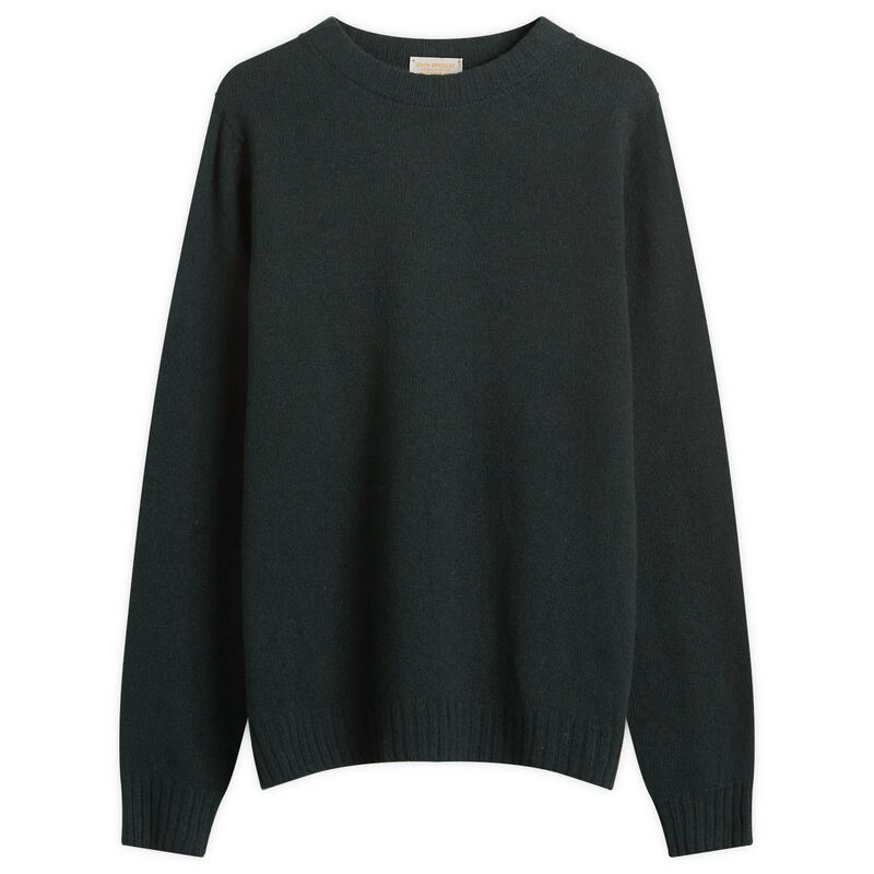 ジョンスメドレー メンズ アウター ニット・セーター クルーネック John Smedley Norfolk Cashmere Crew Neck Jumper Douglas Fir