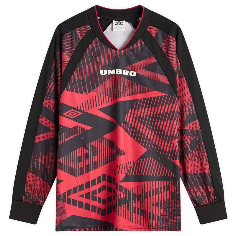 アンブロ メンズ トップス シャツ プリント ジャージー Umbro Printed Long Sleeve Jersey Chili Pepper