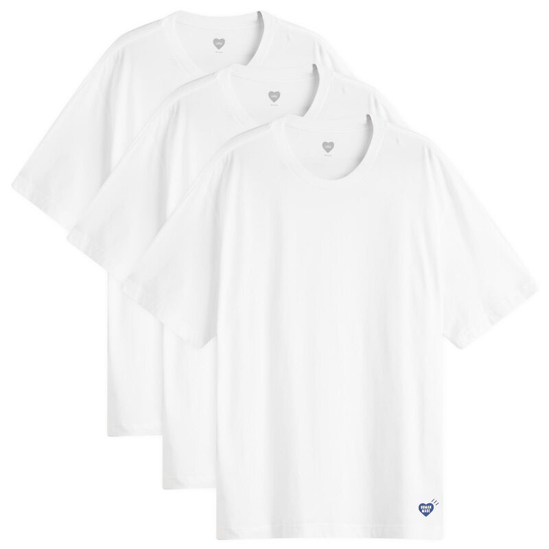 ヒューマンメイド メンズ トップス Tシャツ Human Made 3-Pack T-Shirt White ホワイト
