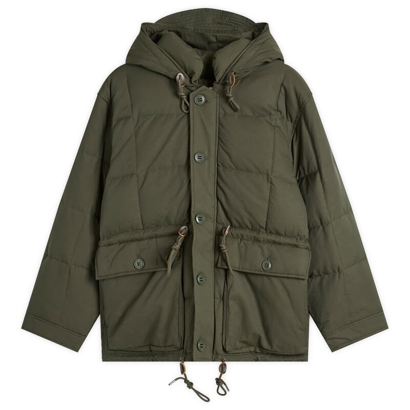 フリズムワークス メンズ アウター ジャケット・ブルゾン パーカー ダウン FrizmWORKS Karakoram Down Parka Dark Green グリーン|ReVida 店