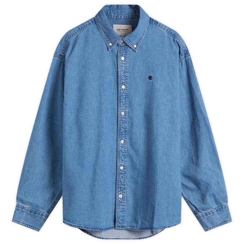 Carhartt WIP サリナック デニムシャツ　カーハート メンズL 楽天市場】CARHARTT カーハート 長袖 シャツ デニムシャツ 厚手 メンズ