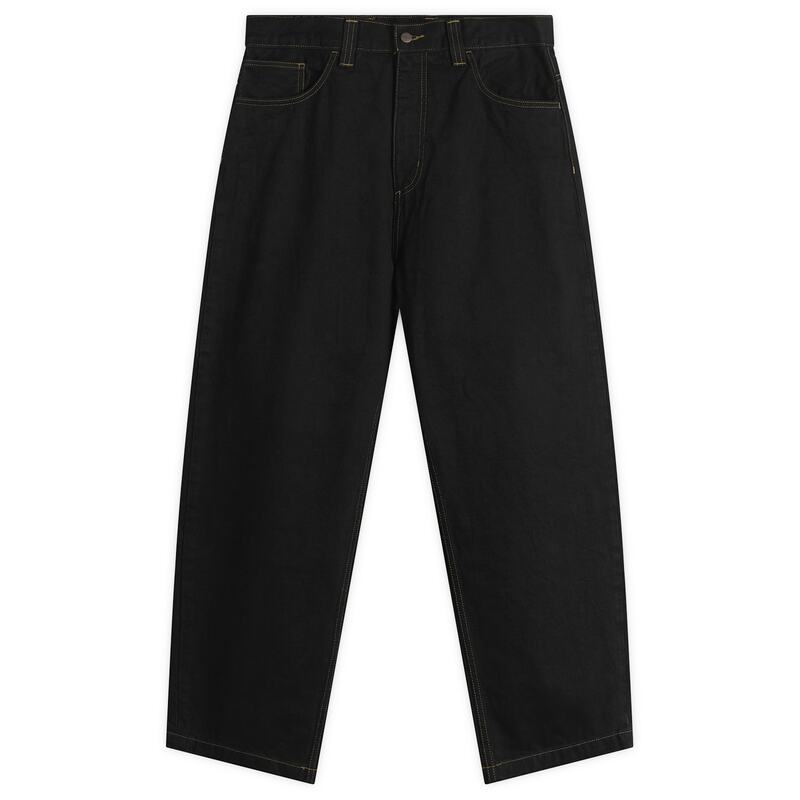 カーハート メンズ ボトムス デニムパンツ ジーンズ Carhartt WIP Brandon Loose Straight Jeans Black Rinsed ブラック