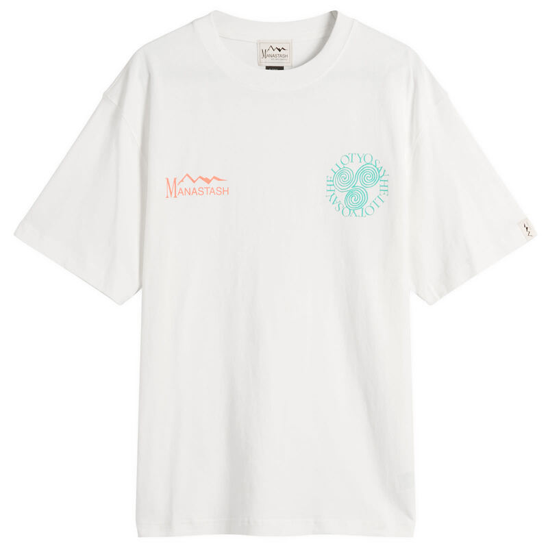 マナスタッシュ メンズ トップス Tシャツ Manastash Say Hello T-Shirt White ホワイト