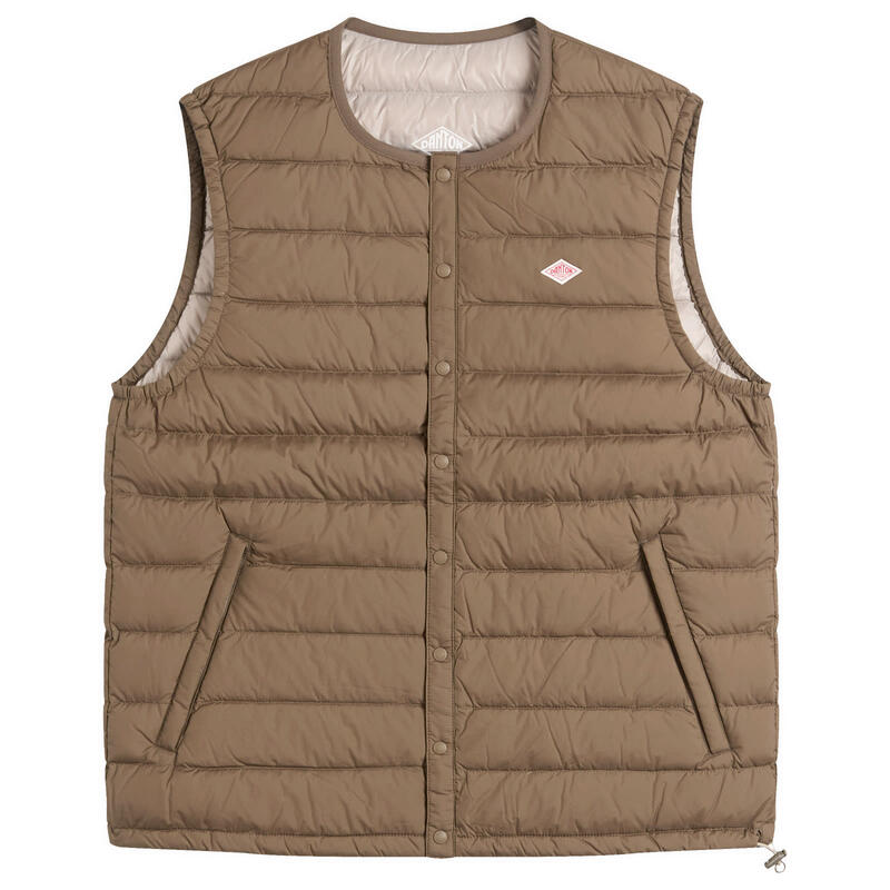 DANTON キルティングダウンベスト 36 オフホワイト 楽天市場】DANTON ダントン クルーネック キルティング インナーダウン