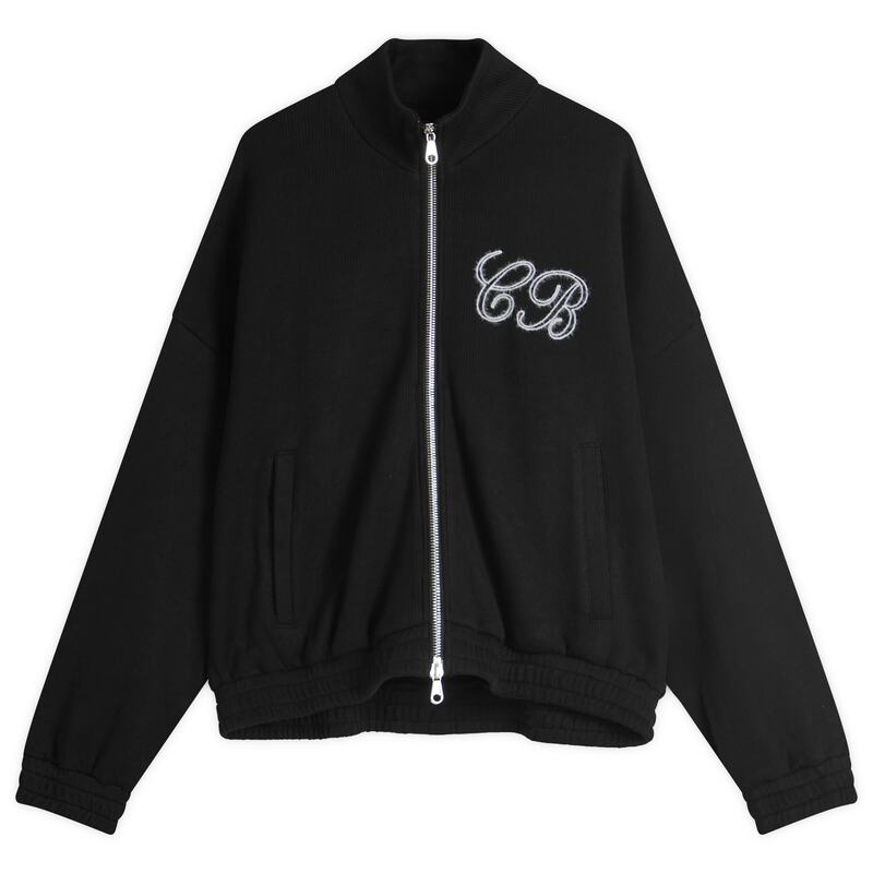 コール バクストン メンズ アウター ジャケット・ブルゾン ニット Cole Buxton Knitted Track Jacket Black ブラック
