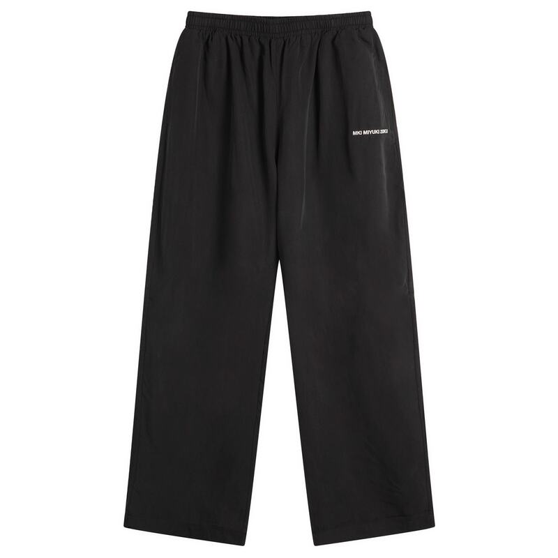 エムケーアイ メンズ ボトムス カジュアルパンツ ワイドレッグ MKI Sandwash Cupro Wide Leg Trousers Black ブラック 14,686円