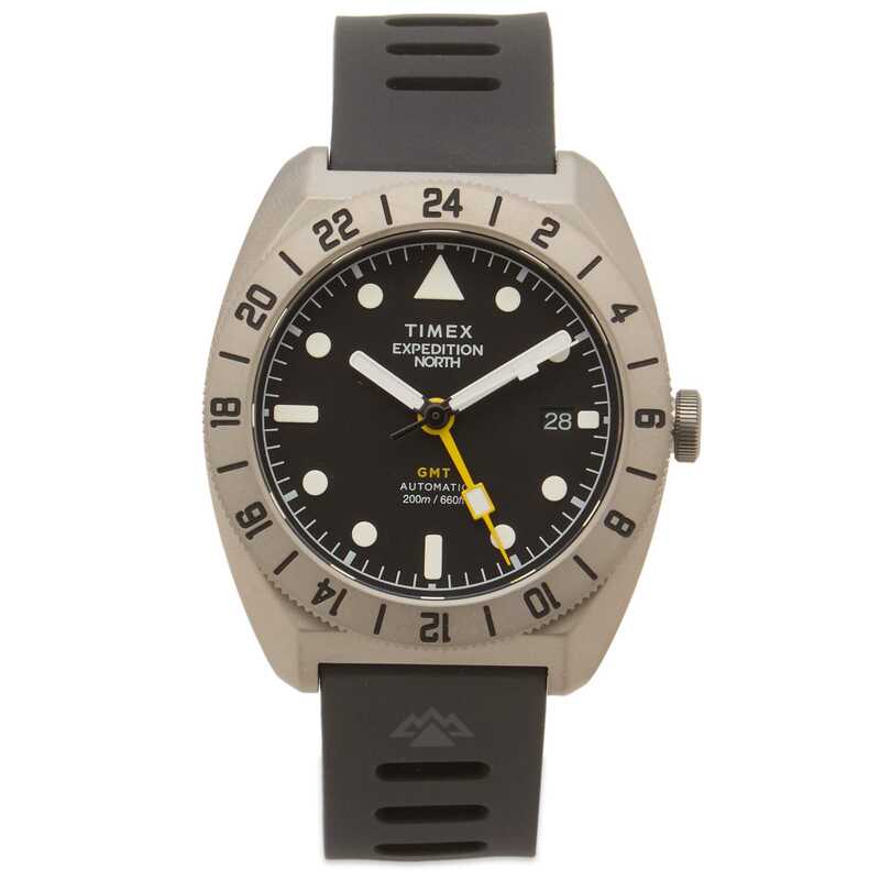 タイメックス メンズ アクセサリー 腕時計 Timexpeditionorth GMTitanium Automatic 41mm Watch Black ブラック