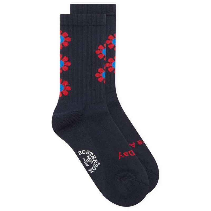 ロスターソックス メンズ アンダーウェア 靴下 Rostersox Peace Socks Navy ネイビー