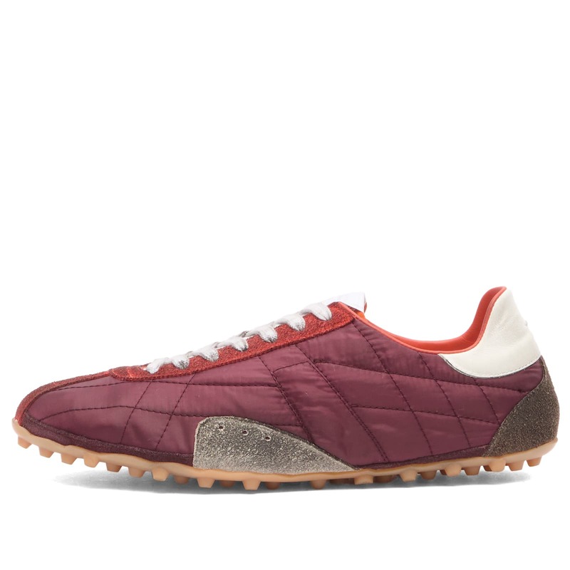 マルタンマルジェラ メンズ シューズ スニーカー プリント Maison Margiela Sprinters Low Top Sneaker Oxblood/White/Grey ホワイト画像