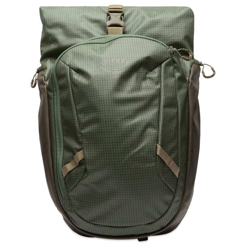 オスプレー メンズ バッグ バックパック・リュックサック Osprey Transporteroll Top Backpack Pine Leaf & Earl Grey グレー