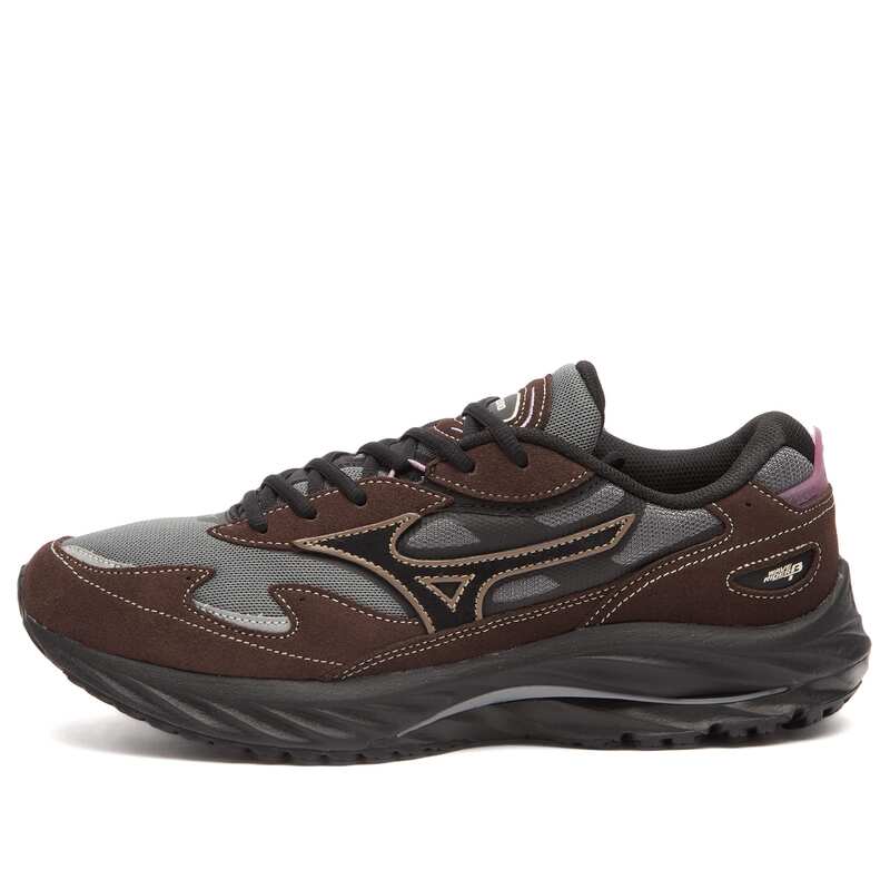 ミズノ メンズ シューズ スニーカー Mizuno WAVE RIDER β Sneaker Quiet Shade Black & Mole ブラック