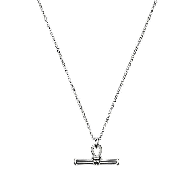 ミッソーマ レディース アクセサリー ネックレス・チョーカー・ペンダントトップ レース Missoma Ridge T-Bar Chainecklace Silver シルバー