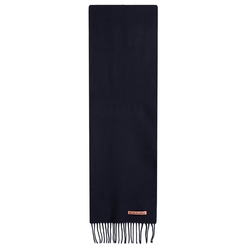 アクネ ストゥディオズ メンズ アクセサリー マフラー・ストール・スカーフ Acne Studios Canada Skinny New Scarf Navy Blue ネイビー