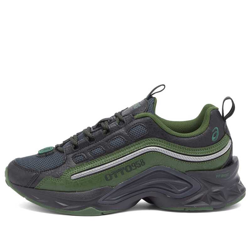 アシックス メンズ シューズ スニーカー Asics x Otto958 Protoblast Silver & Green グリーン