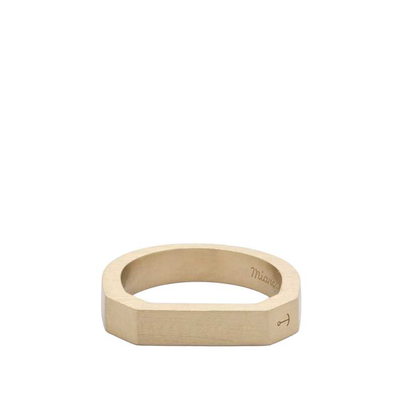 ミアンサイ メンズ アクセサリー 指輪 Miansai Hex Plated Ringold ゴールド