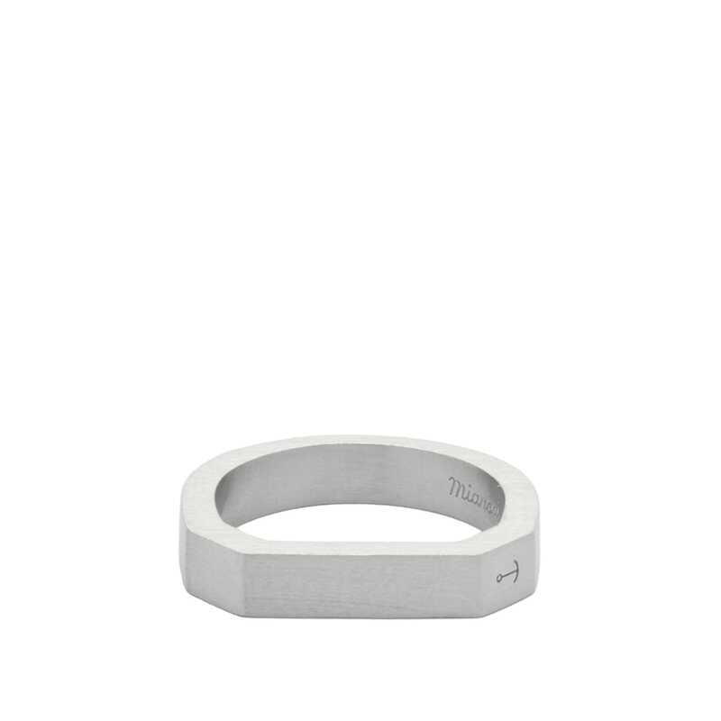 ミアンサイ メンズ アクセサリー 指輪 Miansai Hex Plated Ring Silver シルバー