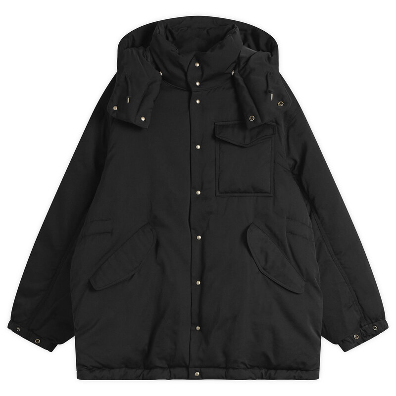 ビズビム メンズ アウター 上衣・上衣 落ちこむ Visvim Kodiak Mil Down Jacket Black 黒いこと