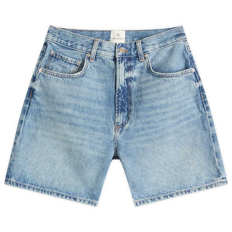 アニービン レディース ボトムス ハーフパンツ・ショーツ デニム Anine Bing Heath Denim Short Summer Blues デニム