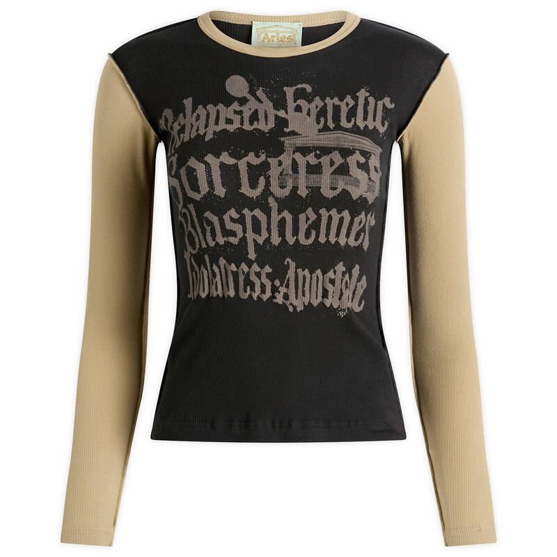 アリーズ レディース トップス Tシャツ Aries Relapsed Heretic Baby Fit Long Sleeve T-Shirt Multi マルチカラー