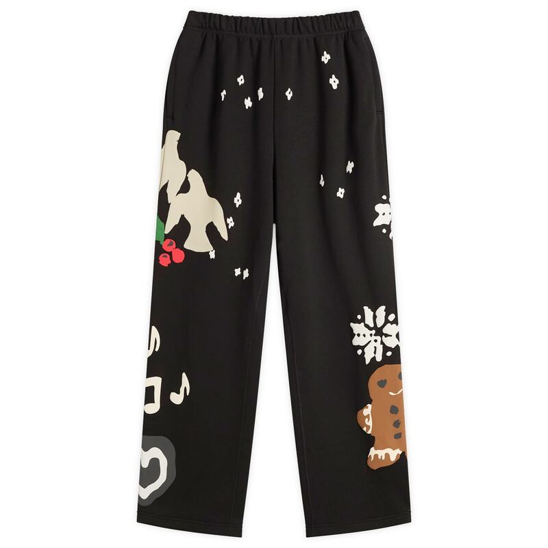 スキムズ レディース ボトムス カジュアルパンツ ストレート プリント SKIMS x CPFM Printed Straight Leg Pant Onyx Gingerbread Print