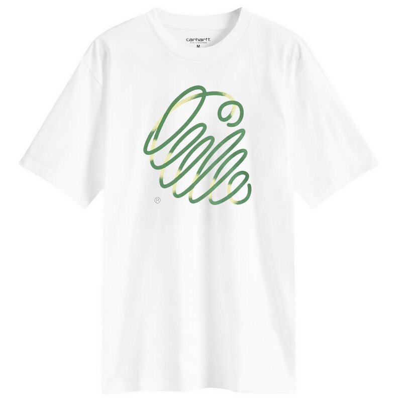 カーハート メンズ トップス Tシャツ Carhartt WIP Noodle T-Shirt White ホワイト