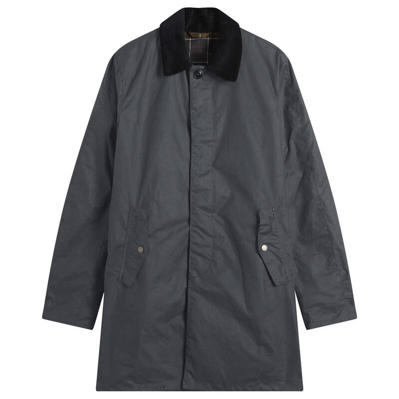 バブアー メンズ アウター コート Barbour x Baracuta Tyne Wax Coat Navy ネイビー