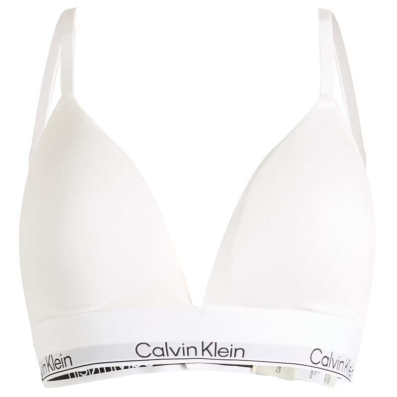 カルバンクライン レディース アンダーウェア ブラジャー Calvin Klein Icon Lightly Lined Triangle Bra White ホワイト 10,836円