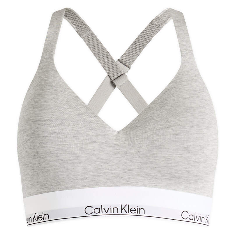 カルバンクライン レディース アンダーウェア ブラジャー Calvin Klein Icon Lift Bralette Grey Heather グレー