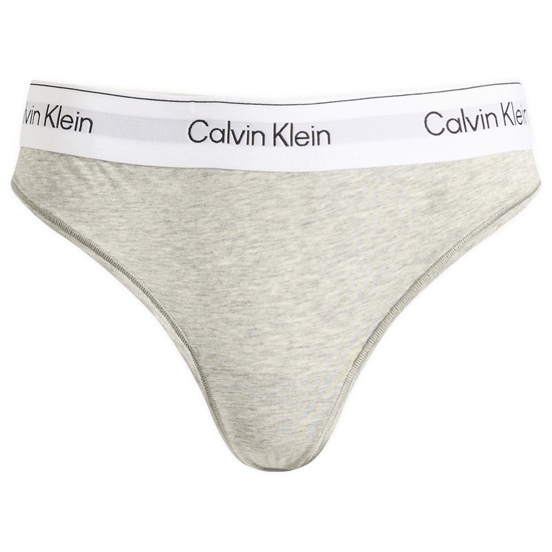 カルバンクライン レディース アンダー御召しもの ズボン下 Calvin Klein Icon Thongrey Heather 薄墨色