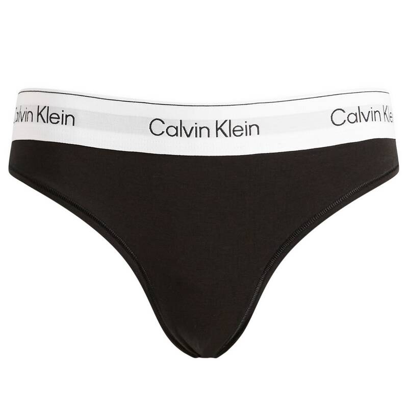 カルバンクライン レディース アンダー御召しもの ズボン下 Calvin Klein Icon Thong Black 黒いこと