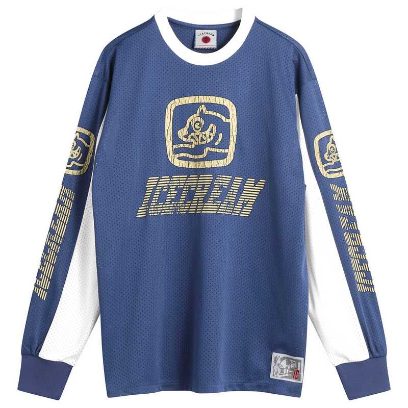 アイスクリーム メンズ トップス シャツ ジャージー ICECREAM Racing Moto Jersey Navy ネイビー