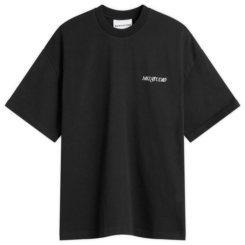 エムケーアイ メンズ トップス Tシャツ MKI Script-Shirt Black ブラック
