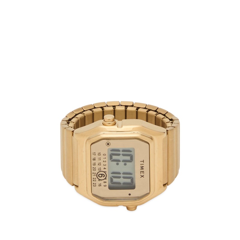 タイメックス メンズ アクセサリー 腕時計 Timex MM6 T80 Gold-Tone Ring Watch - M/L Gold ゴールド